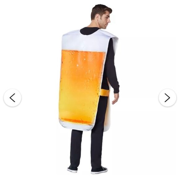 SPIRIT HALLOWEEN Oktoberfest Adult Pint Glass Beer Costume One Size Fits All - Picture 2 of 8
